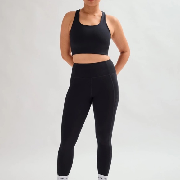 Girlfriend Collective Compressive High-Rise Legging in Black, Size Large - Picture 1 of 6